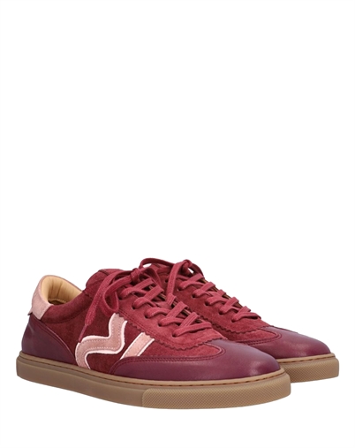 Billi Bi - A8581 Sport Suede Sko - Bordo